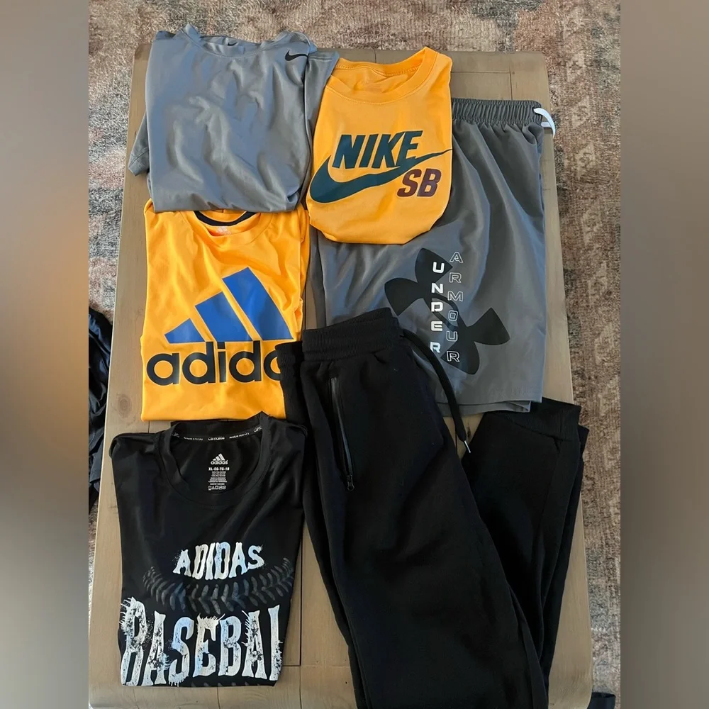 Adidas Nike Under Armour Bundle Y XL